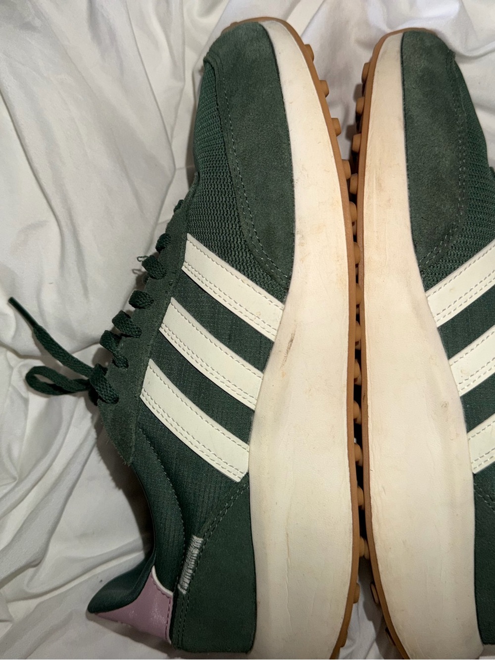 Adidas Sz 9 Men/10.5 Women/Retro Green-Casual Running Shoes-Excellent Condition - Picture 7 of 11